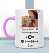 Caneca Brilhante Personalizável com Foto e Música - Spotify