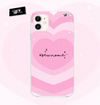 Capinha Coração Style Rosé Personalizada Nome