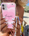 Capinha Coração Style Rosé Personalizada Nome