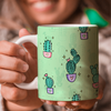 Caneca Brilhante Cactos