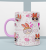 Caneca Brilhante Meninas Superpoderosas Florzinha