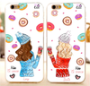 PAR DE CASES  BFF LOVE DONUTS
